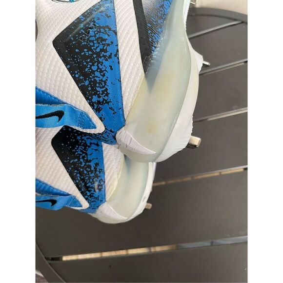 Nike Zoom Trout 3 Baseball Cleat Men’s Size 12 Blue White - Picture 10 of 12